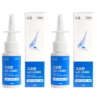 소담생활 고요한 노즈 스프레이 30ml, 2개