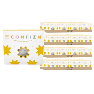 康菲幼幼3D醫療口罩 1-3歲, 30片, 探索圖案 白色, 4盒