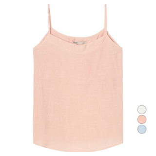 MIXXO 女款基本皺褶背心雪紡衫