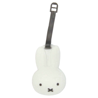 siffler MIFFY行李吊飾 PVC材質, 7 x 10.5cm, MIFFY 白色