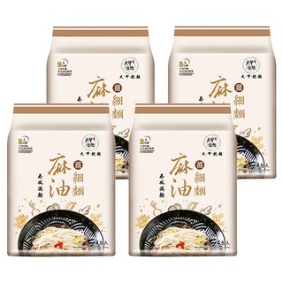 大甲佳旭 麻油薑細麵 (全素), 台灣老李仔麻油, 台灣本土老薑, Q彈有勁, 16包