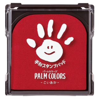 Shachihata 寫吉達 嬰兒手足印台, 紅色, 1個