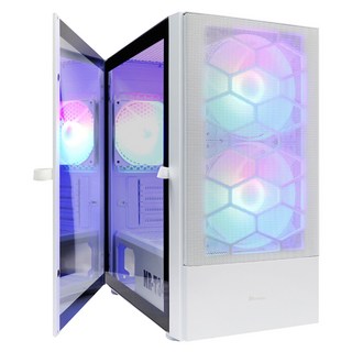 infotec 英富達 MR-T34 白色玻璃機殼 USB3.0 彩色定光大風扇, 1組