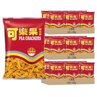 可樂果 豌豆酥 古早味, 188g, 18包
