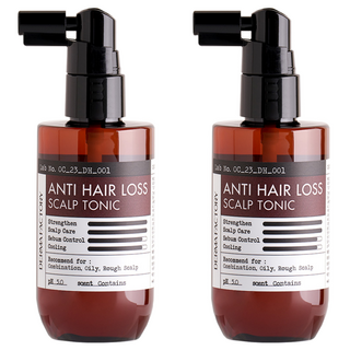 DermaFactory 啤酒酵母咖啡因強健頭皮水, 2瓶, 100ml