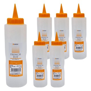 NAKAYA 日本調料擠壓瓶 油瓶 黃色 6瓶, 350ml, 1組