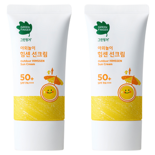 GREEN FINGER 綠手指 孩童戶外防曬霜 SPF50+ PA++++, 70ml, 2條