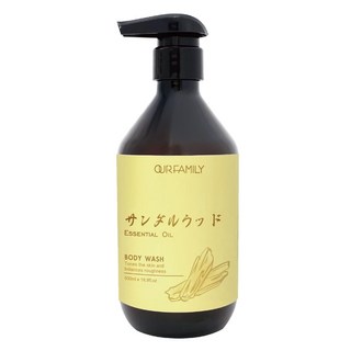 OUR FAMILY 一家人 益生菌平衡沐浴 檀香精油 滋養乾燥肌膚, 500ml, 1瓶