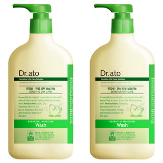 Dr.ato 精華保濕沐浴露, 2瓶, 500ml