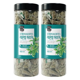 녹차원 레몬밤 허브차, 1g, 60개입, 2개, 1g