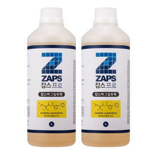 잡스 버그킬 유제 살충제, 1L, 2개