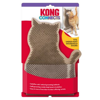 KONG 梳毛貓型門板 CT51, 棕色, 1個