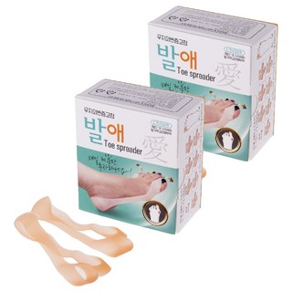 발가락 변형 교정구 발애 1SET 스킨, 2개