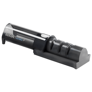 Tefal 特福 冰鑄不鏽鋼系列三段式磨刀器, 1個, 黑色