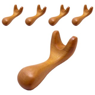 MEO 白雪松花梨木按摩刮痧, 5個, 單色