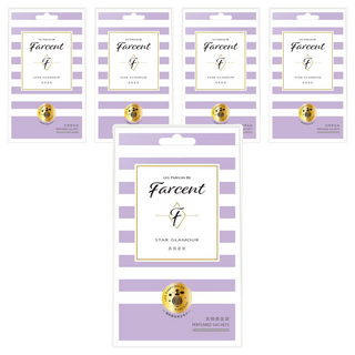 farcent 花仙子 衣物香氛袋 3個, 真我星夜, 30g, 5盒