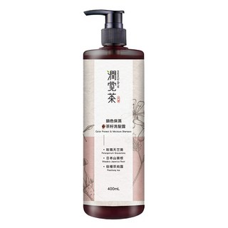 TEAPOWER 茶寶 潤覺茶 鎖色保濕茶籽洗髮露, 1個, 400ml
