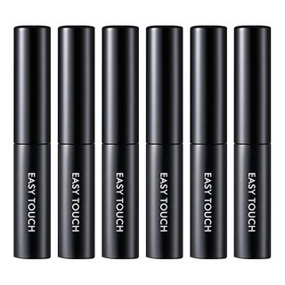 TONYMOLY EASY TOUCH 染眉膏 輕刷固定眉型 輕鬆上色 打造自然眉型 長短兩種刷毛 使用不易結塊, 01 淺棕色, 6支