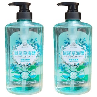 美吾髮 沁香洗髮露 鼠尾草海鹽, 700ml, 2瓶
