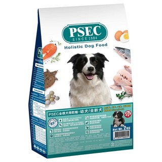 PSEC 全價幼犬/全齡犬用乾糧 無小麥 大麥 玉米 低過敏源 超級食物, 雞肉粉, 2kg, 1袋