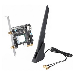 GIGABYTE 技嘉科技 GC-WBAX200 WIFI/藍芽卡 內建Intel® WIFI 6 AX200模組 支援藍牙5.1, 1盒