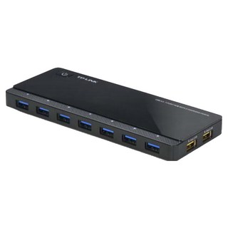 tp-link USB3.0 7埠集線器 含2充電埠, 黑色, 1個