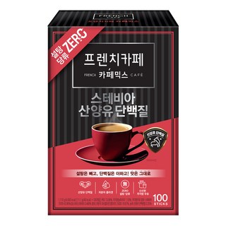 프렌치카페 스테비아 산양유 단백질 커피믹스, 11.1g, 100개입, 1개