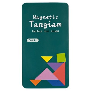 YouRPUZZLE-鐵盒桌遊-七巧板G2481, 1入