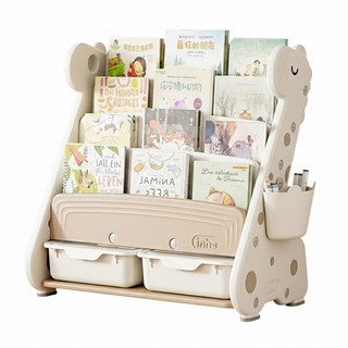 Inhe 英禾 長頸鹿書架, 5層, 秋杏棕