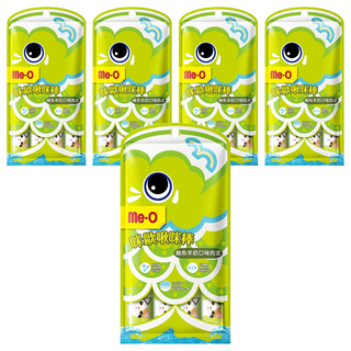 Me-O 咪歐 啾咪棒貓肉泥 4 + 1 條, 鮪魚羊奶口味, 15g, 5包