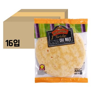 LACANASTA 玉米與小麥玉米餅 20cm, 320g, 16個