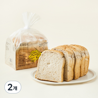 밀도 호밀잡곡 식빵, 480g, 2개