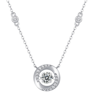 CF Diamond 莫桑鑽項鍊 50分 B0621 如一