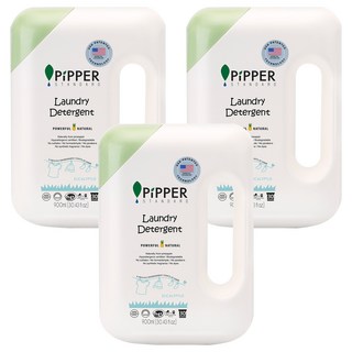 피퍼스탠다드 파인애플발효액 세탁세제 본품 유칼립투스향, 900ml, 3개