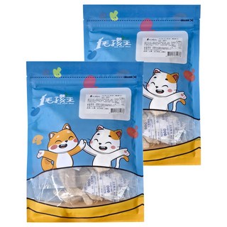 Pet Feed Shop 毛孩王 凍乾雞腿肉 犬貓用, 雞腿肉, 72g, 2包