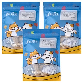 Pet Feed Shop 毛孩王 凍乾 犬貓適用, 雞腿肉, 72g, 3包