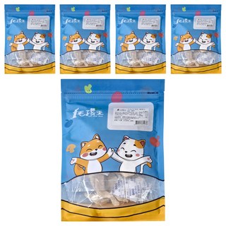 Pet Feed Shop 毛孩王 凍乾雞腿肉 犬貓用, 雞腿肉, 72g, 5包