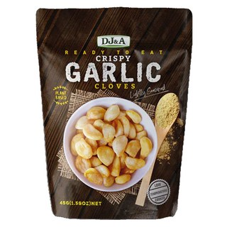 DJ&A 即食酥脆蒜瓣, 1包, 45g