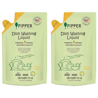 피퍼스탠다드 발효액 주방 세제 리필형, 750ml, 2개