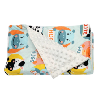 我家寶貝 豆豆絨安撫巾蓋毯 觸感柔軟細緻, 動物園