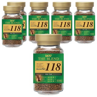 ucc 118精製即溶咖啡, 90g, 1入, 6罐
