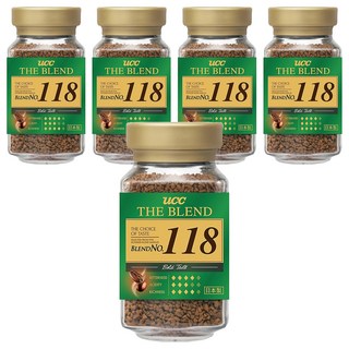 ucc 118精製即溶咖啡, 90g, 1入, 5罐