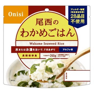 Onisi 尾西 沖泡即食海帶芽飯, 100g, 1包
