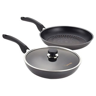 HAPPYCALL 鈦電漿IH耐蝕不沾雙鍋特惠組, 炒鍋30cm + 平底鍋30cm + 鍋蓋, 1組, 30cm, 1組