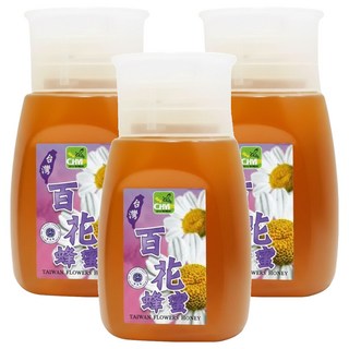 彩花蜜 百花蜂蜜禮盒組 Set 3瓶, 350g, 1盒