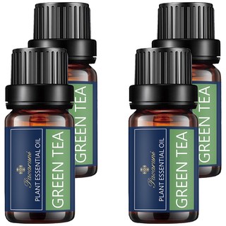 Pavaruni 純單方精油 綠茶 Green Tea 10ml (4罐) - 天然植物萃取，清新舒緩，提振精神