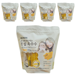 即食玉米+蒜味奶油調味粉 6份入, 936g, 5組