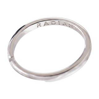 RADIANT STAR 璀璨之星 最初的你簡約素面925純銀可調節戒指 VRS192