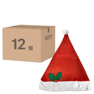 不織布聖誕帽 Set 12個 紅色, GTX-1038A, 1組
