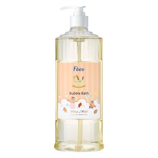 F'ees 嬰兒柔護泡泡露 0歲以上 蜜桃香, 600ml, 1瓶